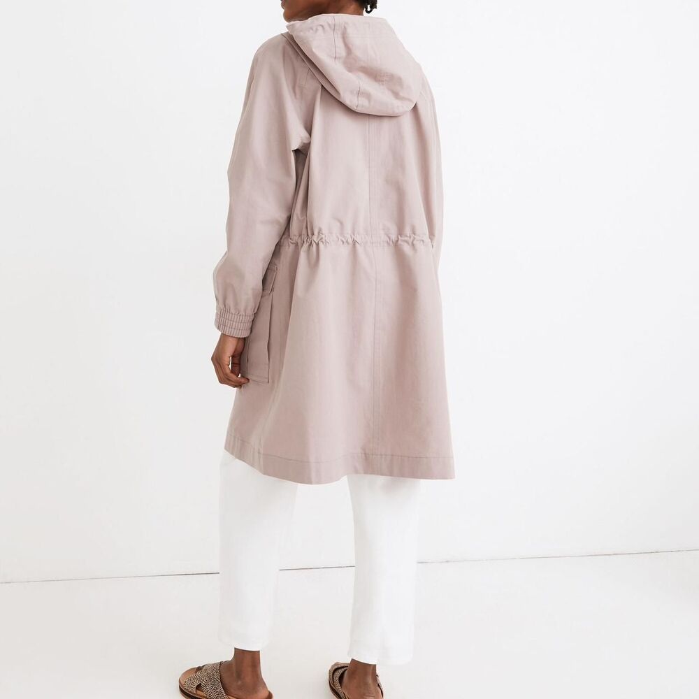 Madewell Women's Pink Jacket - waterproof rainfall anorak raincoat - Picture 3 of 8